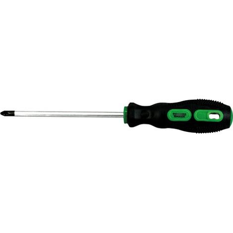 Cacciavite in molibdeno S2 lama cromata Pozidriv Pz2 6,0 x 125 mm - Fischer Darex