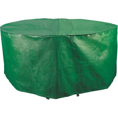 Telo Impermeabile 230x110x70cm in Poliestere per Tavoli Ovali da Giardino Bauer Verde (1/3)