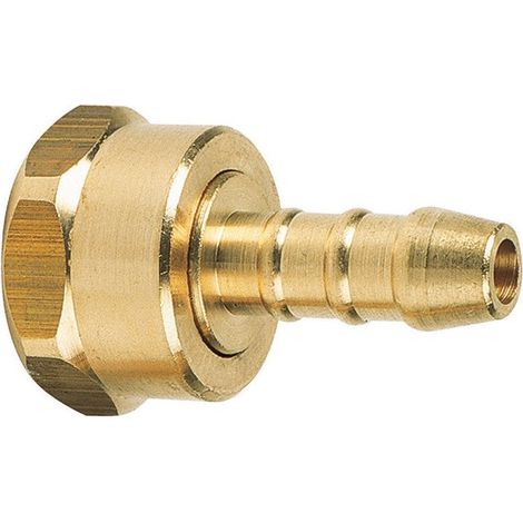 Favex – Raccord gaz 2 pièces M20x150 – Tétine mâle cannelé en laiton – Pour butane et propane – Raccordement à visser
