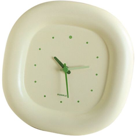 Horloge murale mignonne, Simple, belles couleurs vives, ABS solide, multifonction, pour enfants, chambre à coucher, bureau, intérieur (1/5)