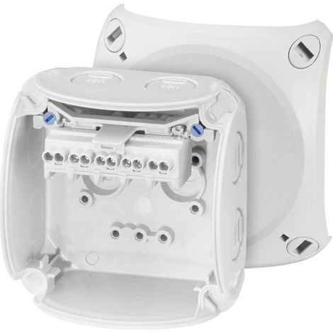 Hensel 62000043 Abzweigkasten (L x B x H) 62 x 93 x 93 mm Lichtgrau (RAL 7035) IP66, IP67, IP69 1 St (1/2)
