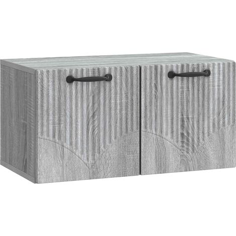 Mueble para TV de pared Gris 59,5 x 31 x 30 cm