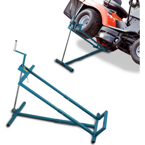 Hebevorrichtung Reinigungshilfe Wagenheber für Aufsitzmäher Rasentraktor bis 400Kg (1/5)