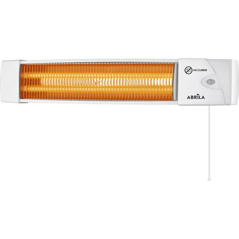 Stufa Al Quarzo White Africa 1200W 2 Potenze Comando a Catena (10.4x57x10.8cm)
