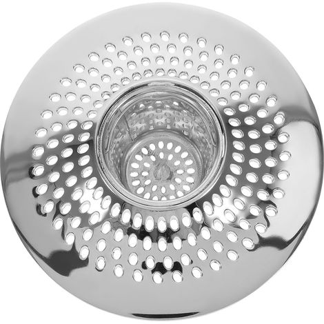 Filtre à cheveux pour bonde de baignoire , crépine réutilisable avec douche et cuisine , empêche les
