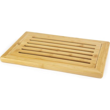 Excelsa Eco Living Tagliere da Cucina con Griglia, Bamboo, Cm. 38 x 25 (1/2)