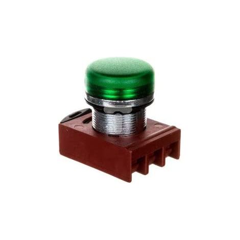 Pulsante gemma verde Ø22 mm, codice P9MLVD, trasparenteCGE184792