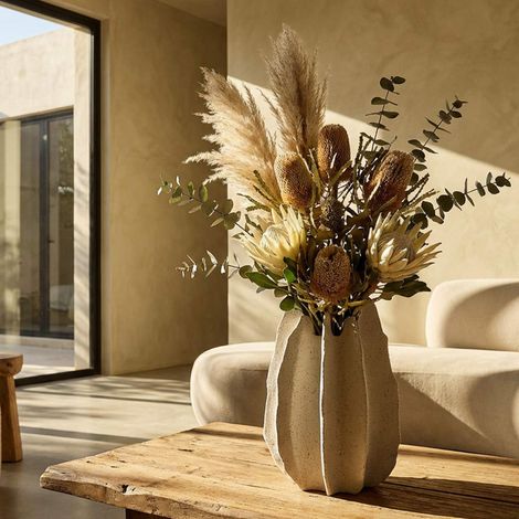 Vase Dabatori, Effet Marbre, Blanc Marbre, Diamètre 9 cm, Teinte Couleur Structure Marbre