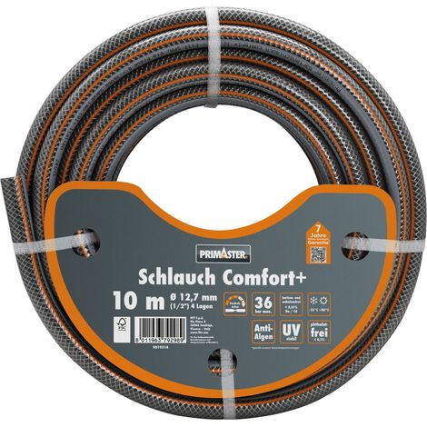 Primaster Gartenschlauch Comfort+ 10 m Ø 12,7 mm (1/2) (1/3)