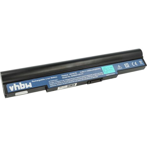 vhbw Akku kompatibel mit Acer Aspire AS8943G-774161.28TWnss, AS8943G-7744G50Bnss, AS8943G-7744G64Bnss Notebook (4400 mAh, 14,8 V, Li-Ion) (1/5)