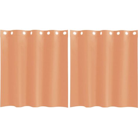 Maison Exclusive - Tende in Voile con Occhielli 2 pz Terracotta