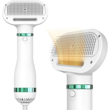 Filiyano-Sèche-poils 2 en 1 pour animaux de compagnie avec brosse lissante pour chats et chiens (1/5)