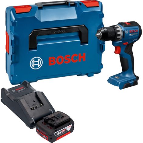 Trapano avvitatore a batteria Bosch GSR 18V-52 Professional 18 V 70 Nm brushless + 1 batteria da 5,0 Ah + caricabatterie + L-Boxx (1/5)