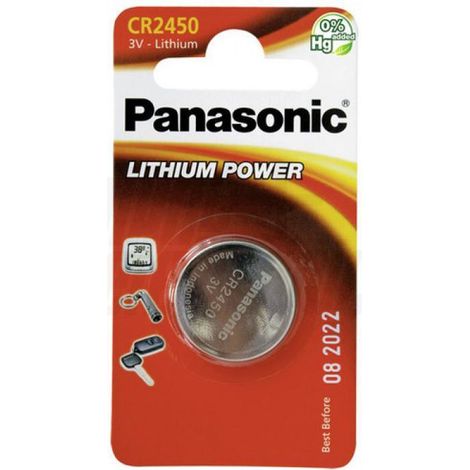 Alpha elettronica batteria al litio cr2450 3v alpha elettronica ple-cr2450a lunga durata