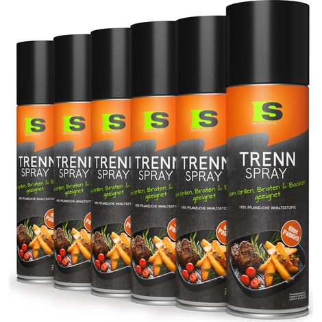 Spraytive 6x 400ml BBQ Trennspray - Zum Grillen, Braten & Backen - Backtrennspray, Trennfett, Antihaftspray (1/5)