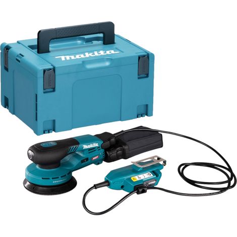 Makita BO 001 CGZ01 Ponceuse excentrique sans fil 40 V max. 125 mm 5,0 mm course Brushless + Makpac - sans batterie, sans chargeur