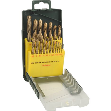 Bosch 19-teiliges HSS-TiN-Metallbohrer-Set (1/5)