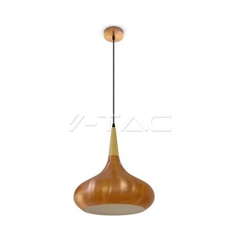 Lampadario per Esterno VT-7340 con portalampada rosso bronzo V-Tac 3817