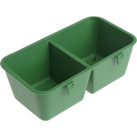 Abreuvoir en plastique pour poulets, pigeons, système d'hydratation pour cages ou élevage domestique.-AquaForge