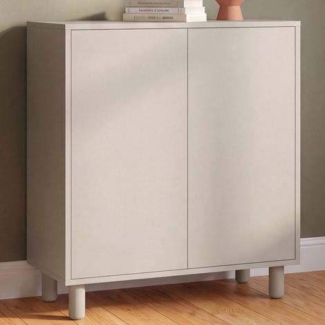 BERTILLE Aparador 2 puertas beige 70 cm (1/5)