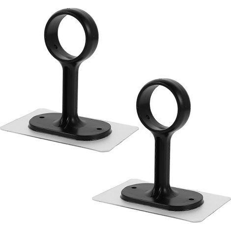 paires de supports de tringle à rideaux auto-adhésifs sans perçage (1/5)