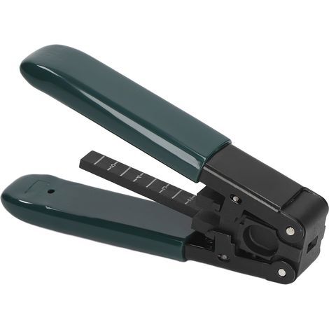 Fiber optic stripper with precise scale, quick and easy stripping, and non-slip handle. (1/5)