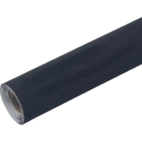 Tela sueca autoadhesiva, ideal para proyectos de bricolaje, color negro, 40 x 150 cm. (1/2)