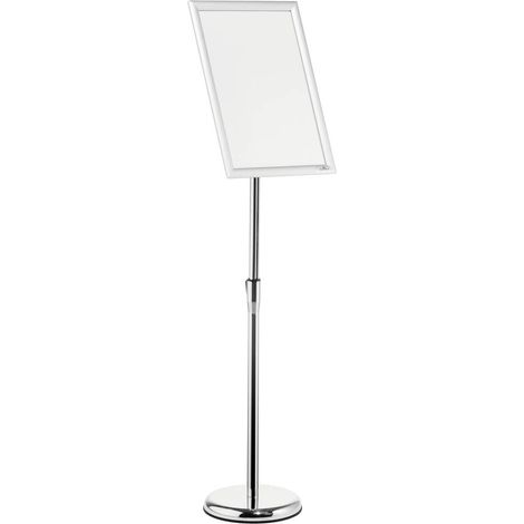Durable 479923 Supporto da pavimento per info con telaio pieghevole in alluminio 1 x DIN A3 250 mm x 1290 mm x 250 mm 1 (1/5)