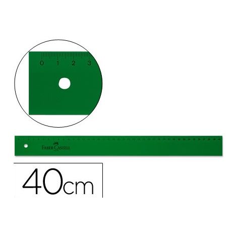 FAB REGLA GRADUADA 40CM VE 814