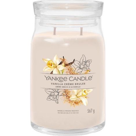 YANKEE CANDLE CANDELA GIARA GRANDE SIGNATURE VANILLA CRÈME BRÛLÉE (1/4)