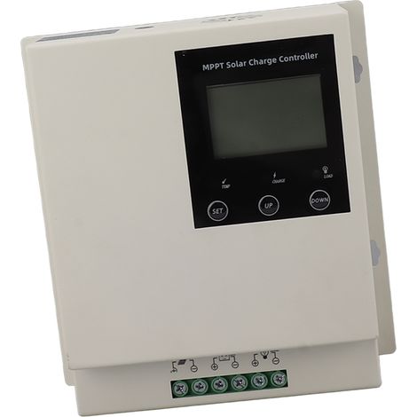 Contrôleur de charge solaire MPPT 12V/24V à fonctionnement automatique, écran LCD, protection de circuit IP34, dissipation thermique, régulateur de batterie pour panneau solaire 30A (1/5)