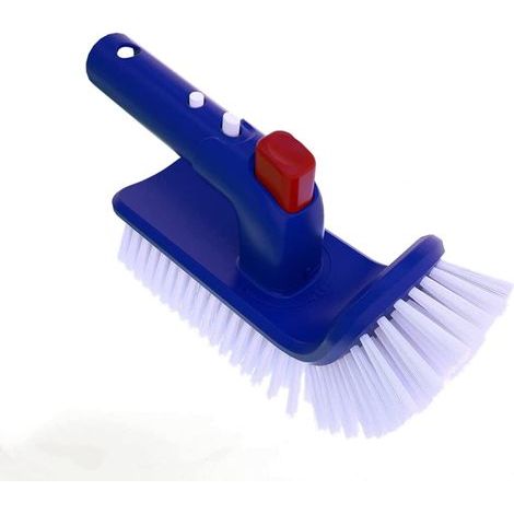 Poolreinigungsbürste mit drehbarem Griff, hochwertige Eckbürste für Pool, Spa, Badezimmer, Boden, Küche usw. (1/5)