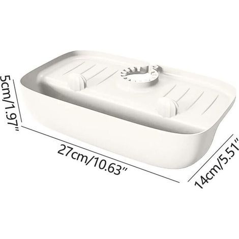 Tapis de Séchage en Silicone avec Poignée Robinet Porte Éponge pour Évier Cuisine Salle de Bain Vert (1/3)