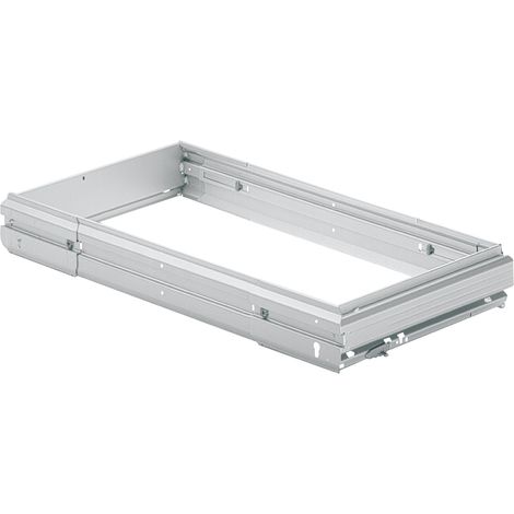 HETTICH Systema Top 2000 Hängeregistratur-Rahmen 534-706 / 400 mm Alu-Finish (1/5)