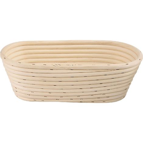 1 Stück langer Küchen-Teigkorb aus Rattan, Gärkorb, Brotbackkorb, Aufbewahrungskorb für Lebensmittel (1/5)