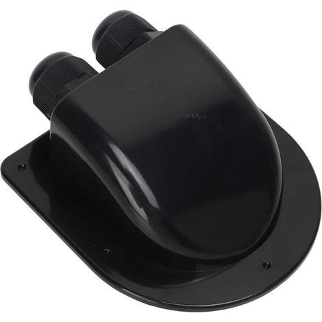 Presse-¨Toupe D'entr¨e de CaBle Solaire, Plastique ¨Tanche ¨¤ Double Entr¨e de CaBle Support de BoTier de Presse-¨Toupe D'entr¨e de CaBle pour Bateau (1/4)
