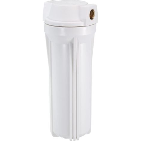 Boîtier de filtre à eau Sourcing Map 10" pour système filtration domestique complet, entrée/sortie