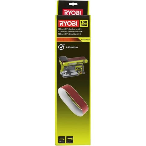 Ryobi BSS100A5 Set 5 Nastri Abasivi 100x914mm Levigatrice RBDS4601G