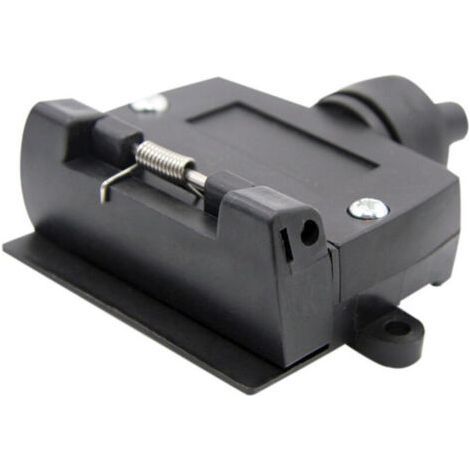 Spina Rimorchio Piatta 7 Pin Maschio e Femmina 12V, Connettore Impermeabile Australiano per Rimorchio, Camion, Caravan, RV, Estremità a Vite (1/4)
