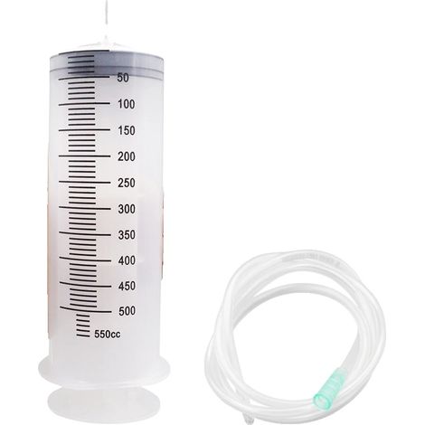 Spritze, Mehrvolumenbereich, Robuste Kunststoffkonstruktion, 550ml Schlauchspritze (1/2)