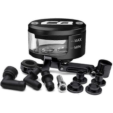 Réservoir d'huile de frein et d'embrayage pour moto Honda CB190R CB125R CB500X CB500F CB500 CB650R CB1000R CB300R (Noir) (1/5)
