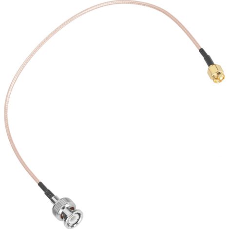 câbles coaxiaux RG316 de 30 cm, 50 ohms, connecteurs SMA mâle vers BNC mâle. (1/5)