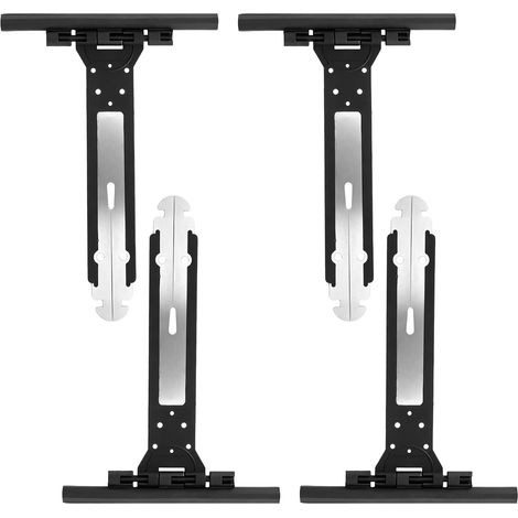 Attaches volet roulant 135 mm 4 pièces acier inoxydable 304 noires (1/5)