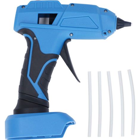 Jeffergarden Hot Melt Glue Gun Set Cordless 100W High Temperature Electricity With 5pcs Glue Sticks DIY Holiday Decoration Tools For BL1830B Battery-DOU