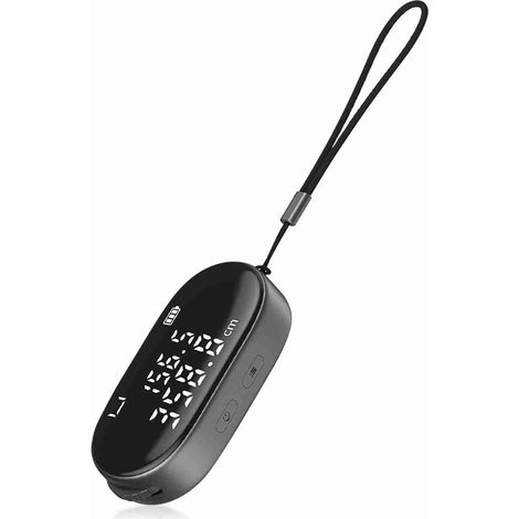 Ruban à mesurer numérique 328 pieds pour une mesure intelligente et facile de formes irrégulières complexes Grande unité LCD à commutation Outil de mesure électronique rechargeable Mesures du diamètre (1/5)