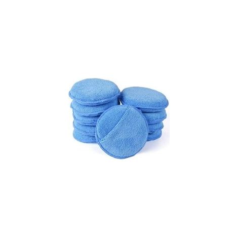 Lot de 10 éponges applicatrices de cire en microfibre, 125 mm – (1/5)