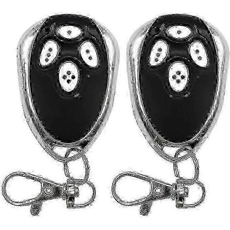Lot de 2 télécommandes de porte de garage pour volet roulant Alutech AT-4 AR-1-500 AN-Motors ASG1000 AT4 433 MHz (1/5)