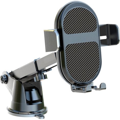 Support de téléphone de voiture, [ventouse puissante] pour pare-brise et tableau de bord (1/2)
