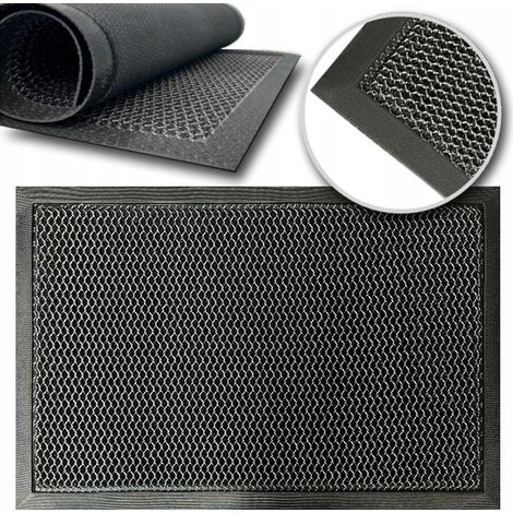 Alfombra de entrada, alfombra para puerta exterior, alfombra de limpieza de PVC 3D, 40x60 (1/5)