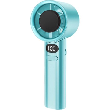 1 Ventilateur portable, Affichage numérique, Batterie 2000mAh, Flux d'air puissant, Pour voyage bureau extérieur (1/5)